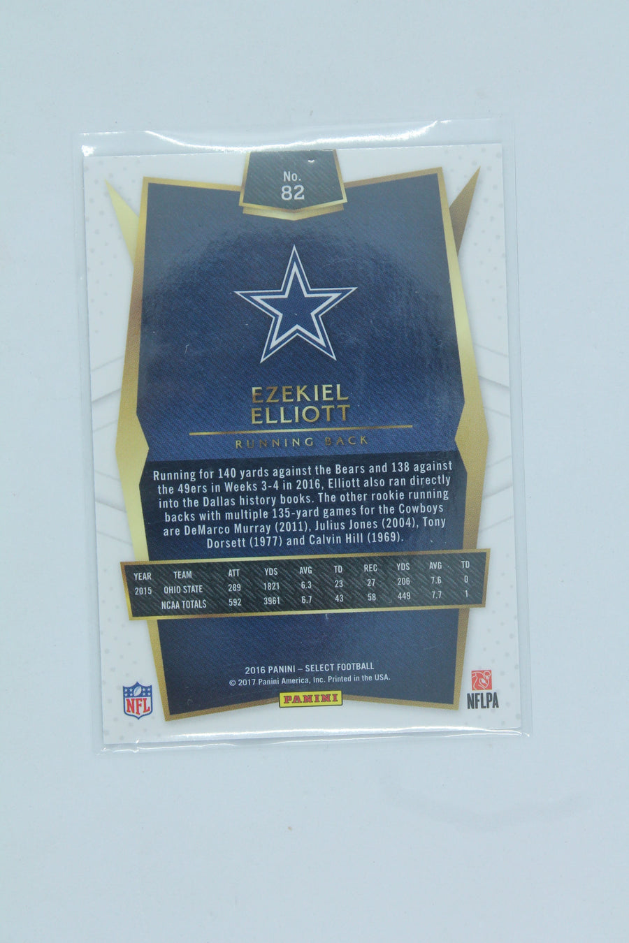 Ezekiel Elliott 2016 Panini Select - Concourse - Rookie Card