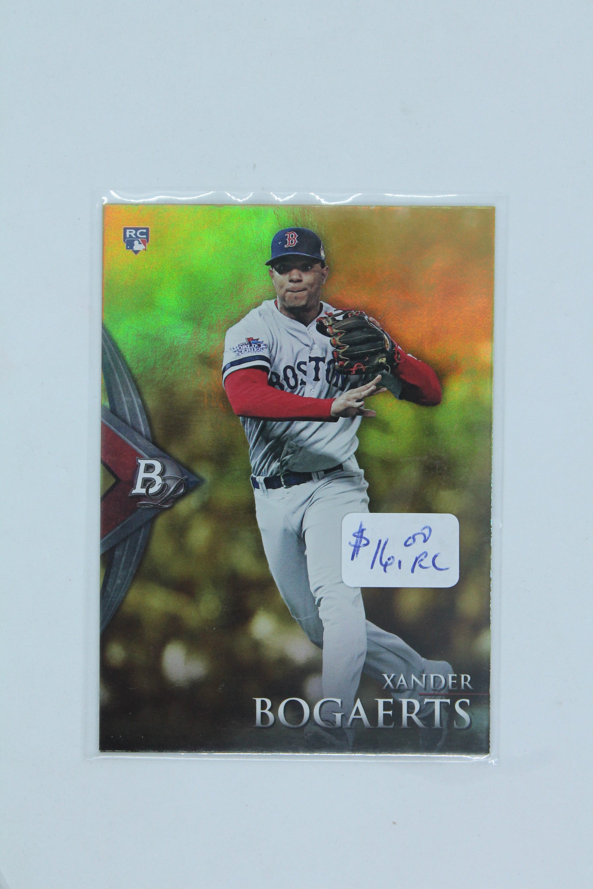 Xander Bogaerts 2014 Bowman Platinum - Gold Rookie Card