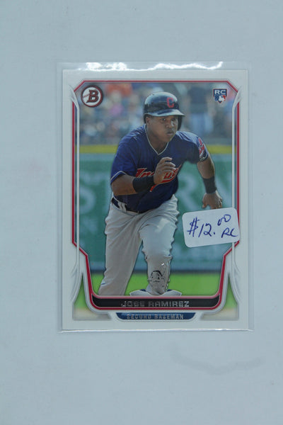 Jose Ramirez 2014 Bowman Rookie Card