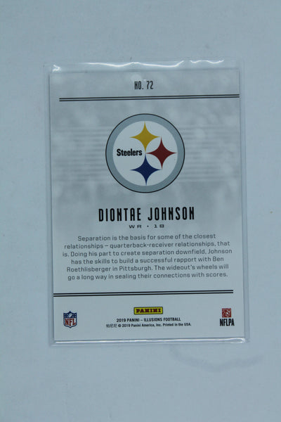 Diontae Johnson 2019 Panini Illusions Rookie Card