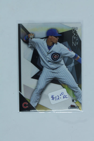 Javier Baez 2015 Topps Finest Rookie Card