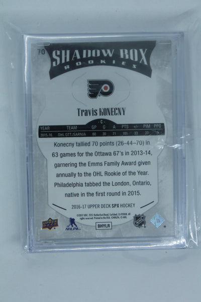 Travis Konecny 2016-17 SPx Shadow Box Rookies Rookie Card #191/249