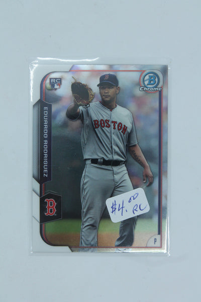 Eduardo Rodriguez 2015 Bowman Chrome Rookie Card