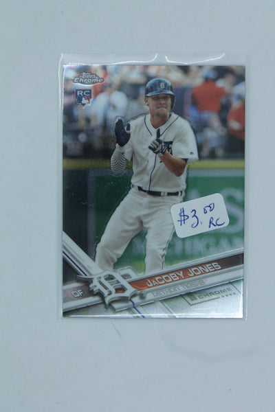 JaCoby Jones 2017 Topps Chrome Rookie Card
