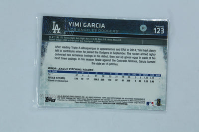 Yimi Garcia 2015 Topps Chrome Prism Refractor Rookie Card