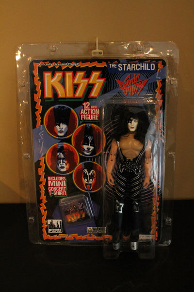 FIGURES TOY CO. KISS THE STARCHILD 12 INCH ACTION FIGURE W/MINI CONCERT T-SHIRT