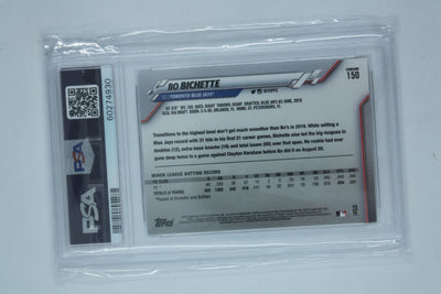Bo Bichette 2020 Topps Chrome Rookie Card PSA Mint 9