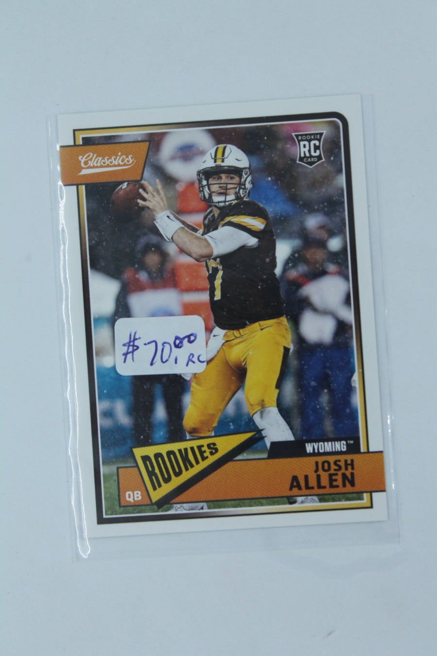 Josh Allen 2018 Panini Classics Rookie Card