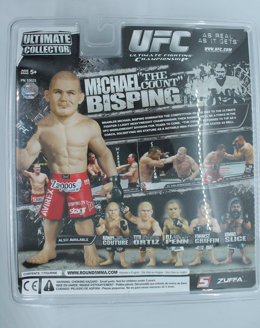 Michael Bisping Round 5 Series 2 MMA UFC Ultimate Collector 2009 ACTION FIGURE