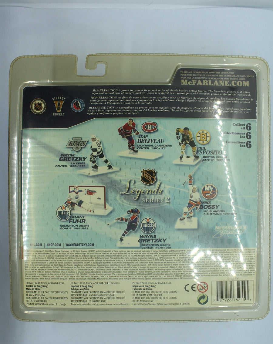 Mike Bossy Variant Blue Jersey NY Islanders NHL McFarlane Legends Series 2 Figure