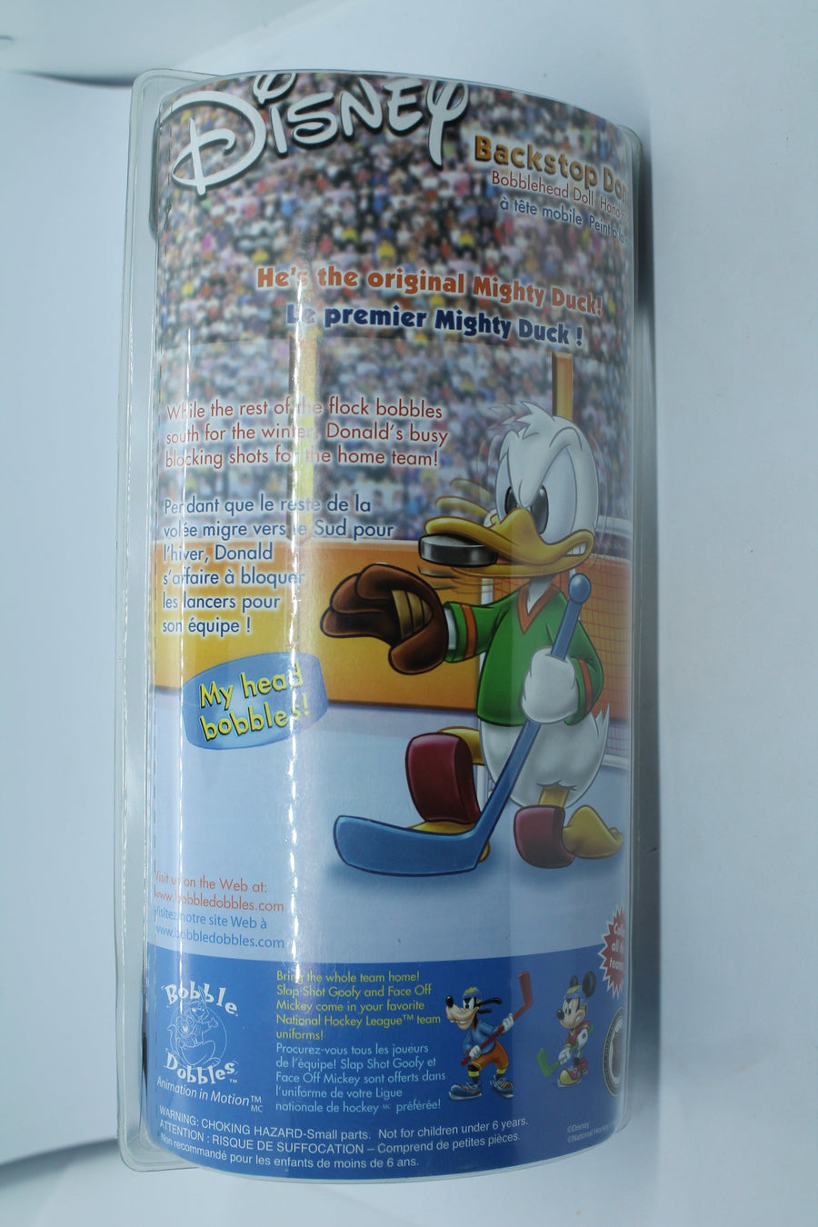 Disney NHL Bobblehead Backstop Donald Colorado Avalanche