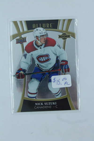 Nick Suzuki 2019-20 Upper Deck Allure SP Rookie Card