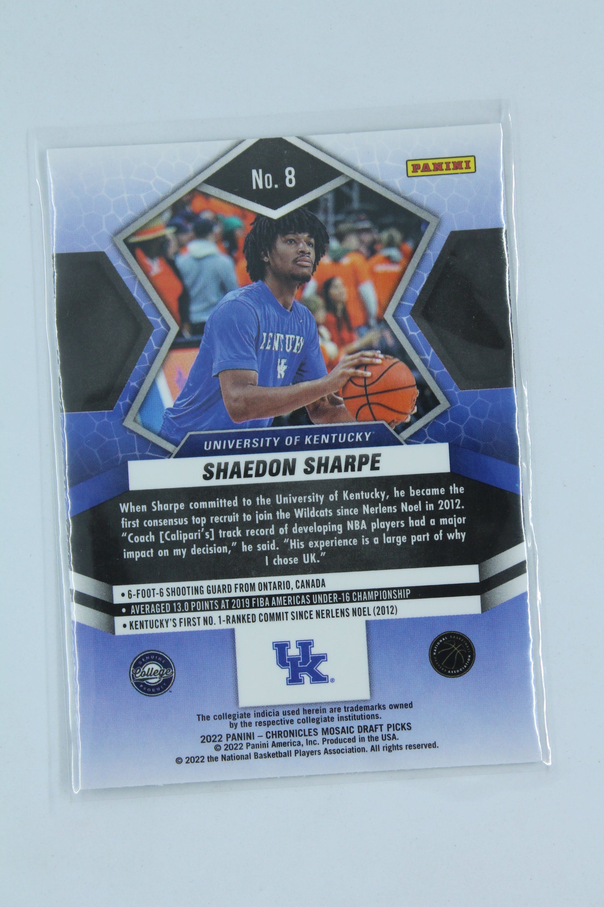 2022-23 Panini Chronicles Draft Picks - Mosaic #8 Shaedon Sharpe