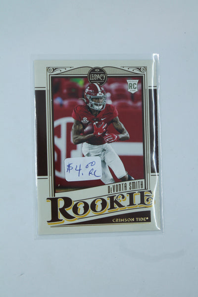 DeVonta Smith 2021 Panini Legacy Rookies Rookie Card