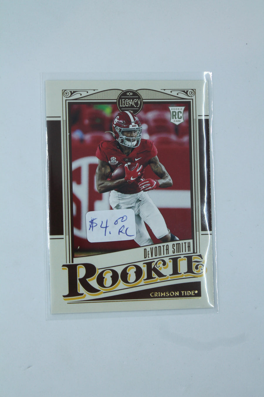 DeVonta Smith 2021 Panini Legacy Rookies Rookie Card