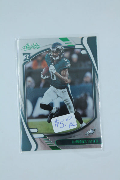 DeVonta Smith 2021 Panini Absolute Green Rookies Rookie Card