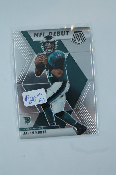NFL Jalen Hurts Panini Mosaic Rookie Card - Philadelphia Eagles