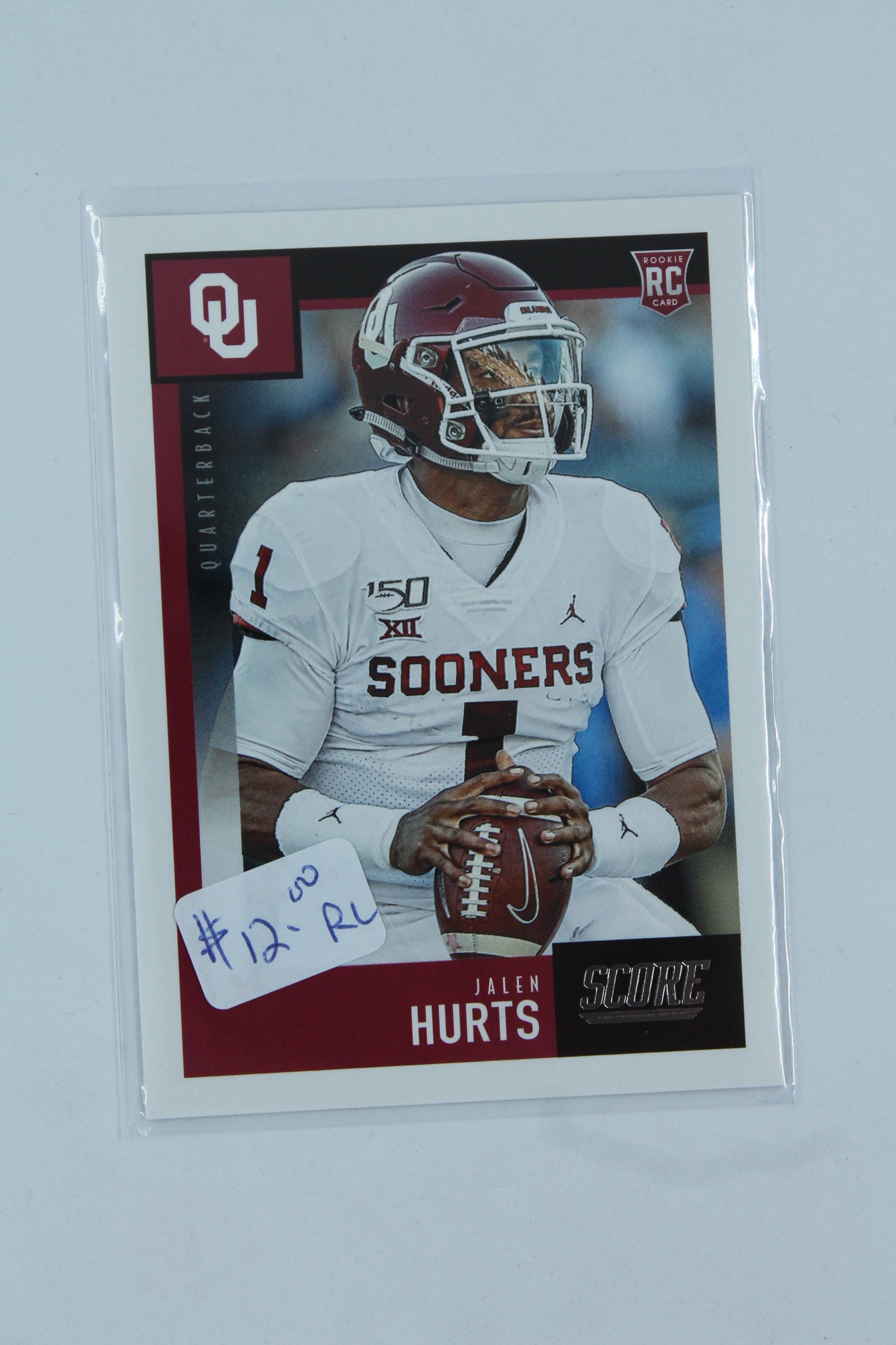 NFL Jalen Hurts Score Rookies Rookie Card - Philadelphia Eagles
