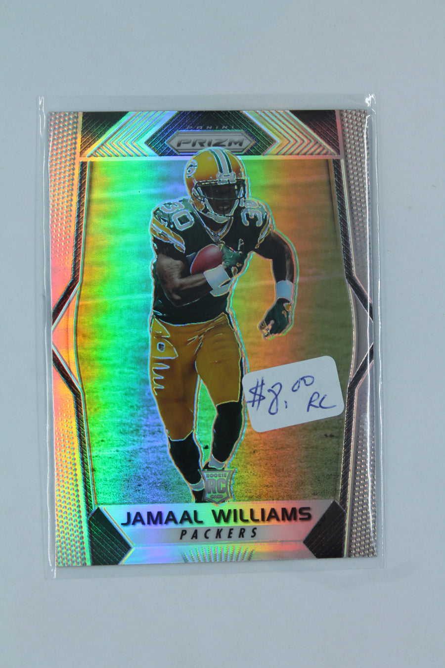 Jamaal Williams 2017 Panini Prizm- Silver Prizm - Rookies Rookie Card