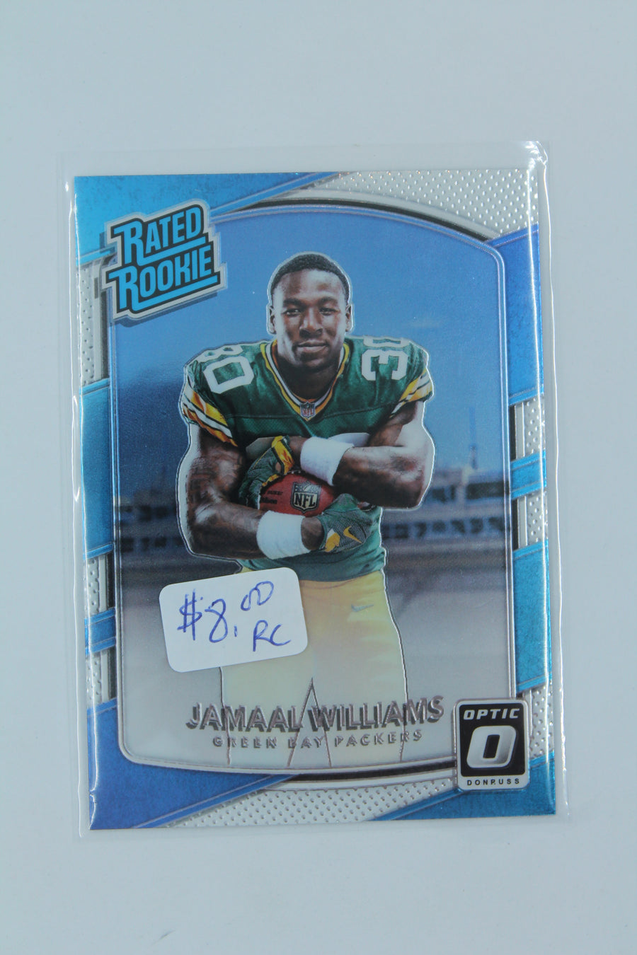 Jamaal Williams 2017 Donruss Optic - Rated Rookies Rookie Card
