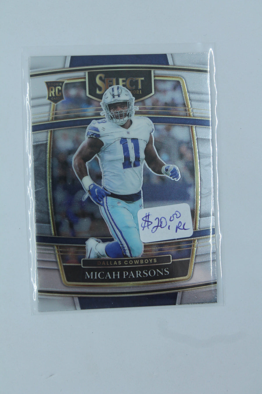 NFL Micah Parsons 2021 Panini Select Concourse Rookie Card