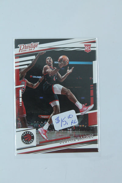 NBA Scottie Barnes 2021-22 Panini Chronicles Prestige Rookie Card