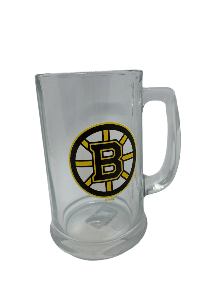 NHL Boston Bruins Glass Beer Mug