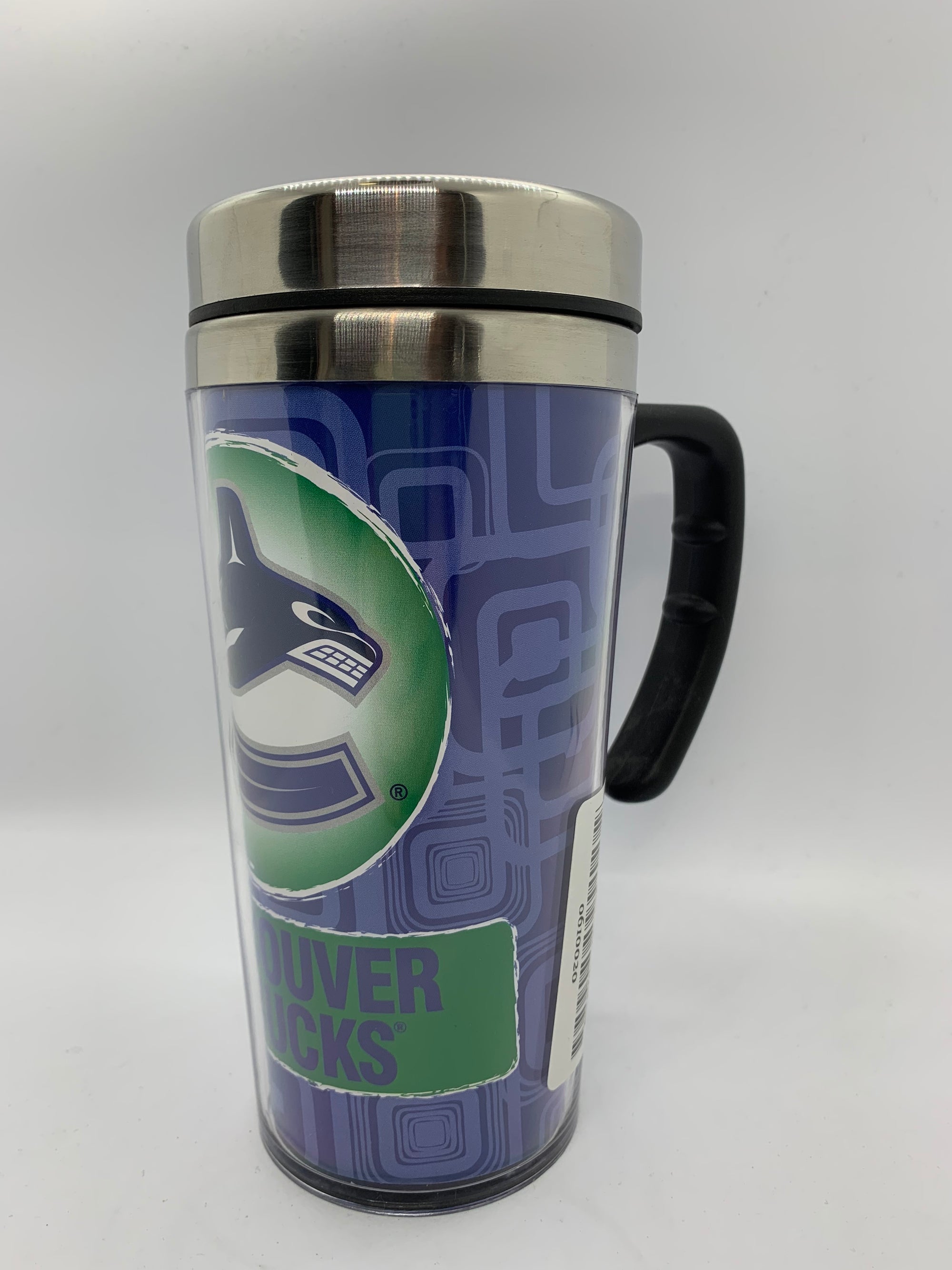 NHL Vancouver Canucks Plastic Travel Mug with Handle