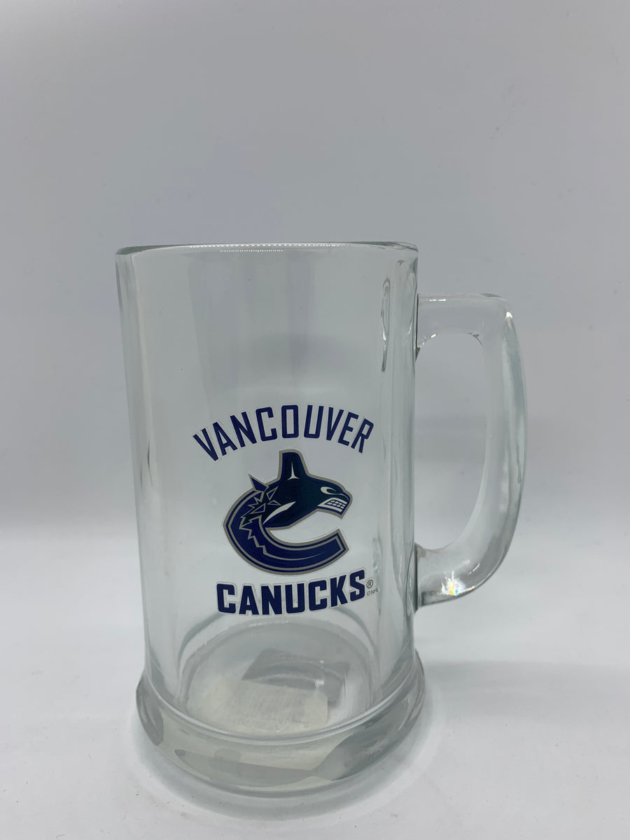 NHL Vancouver Canucks Glass Beer Mug