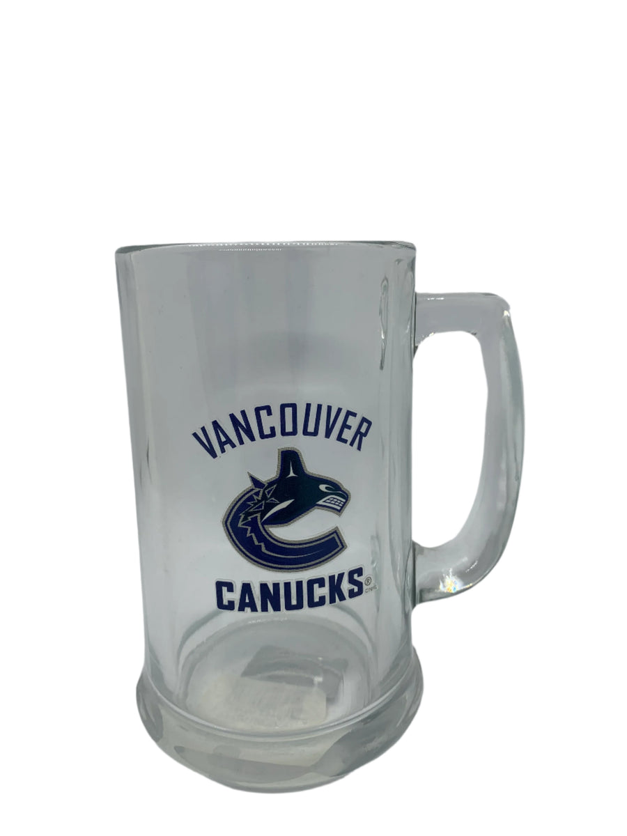 NHL Vancouver Canucks Glass Beer Mug