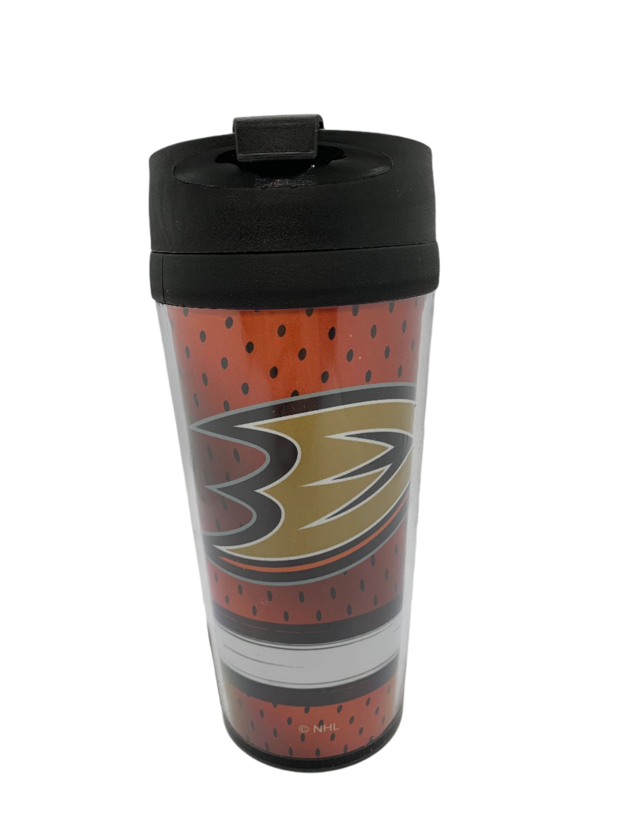 NHL Anaheim Ducks Plastic Travel Mug with Lid