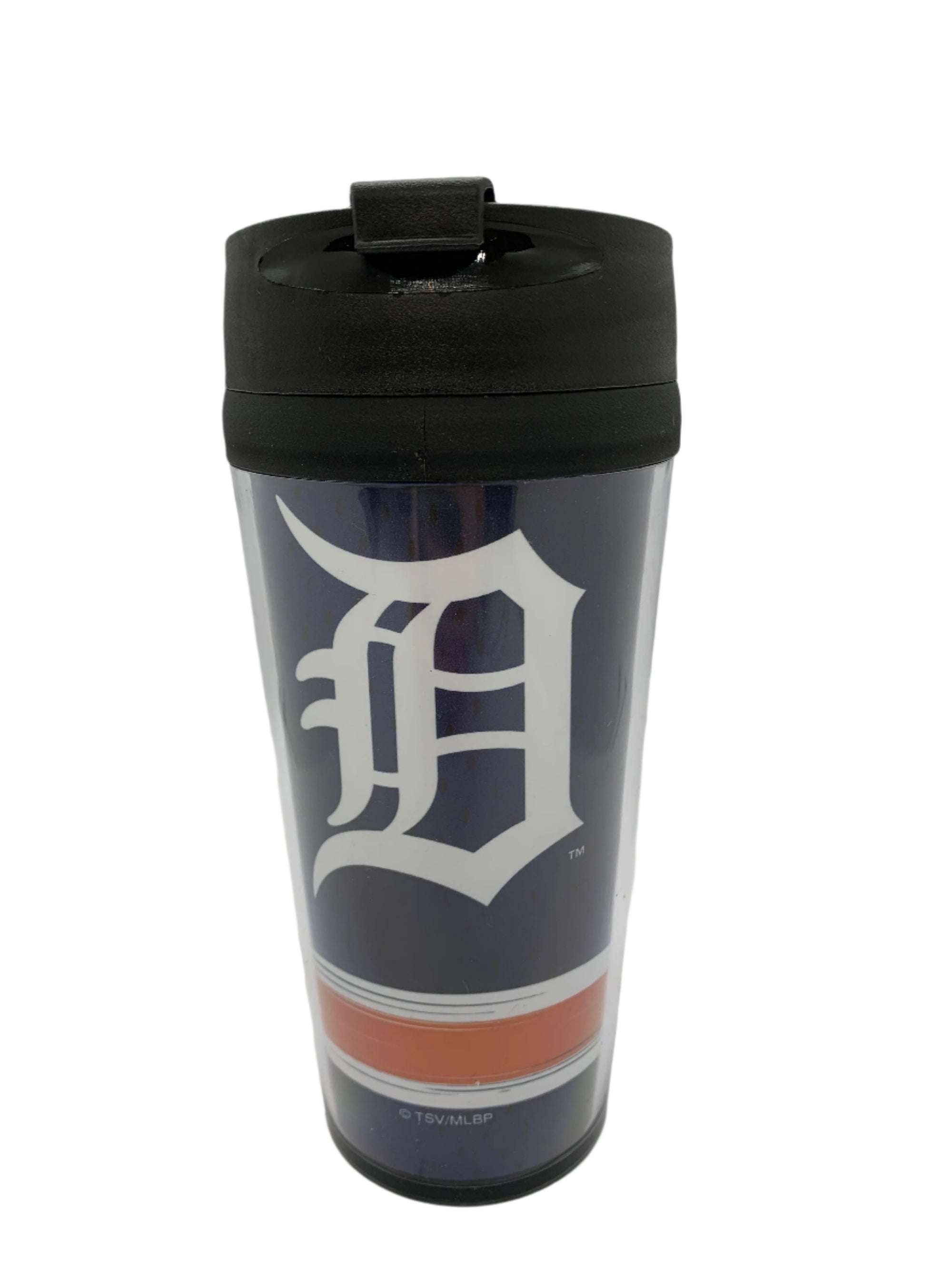 MLB Detroit Tigers Plastic Travel Mug with Lid