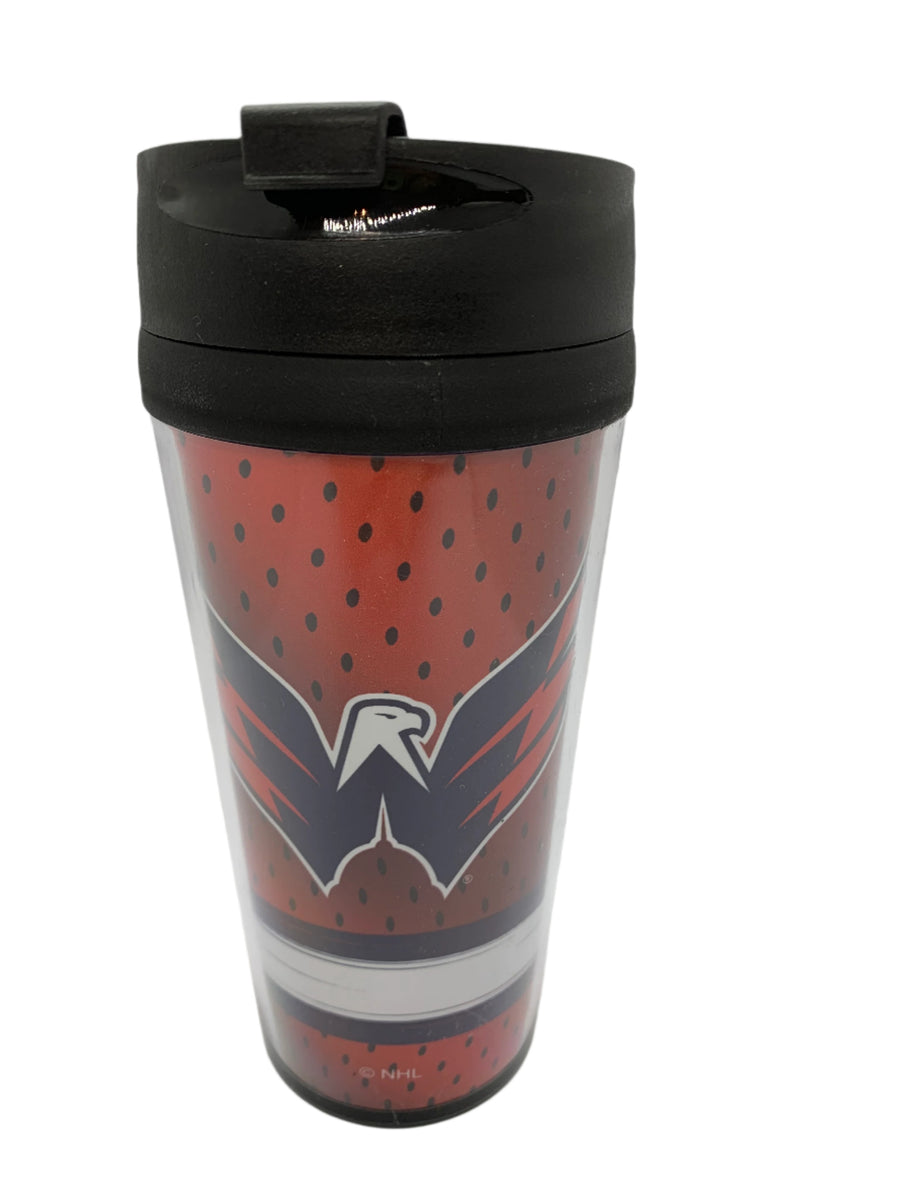 NHL Washington Capitals Plastic Travel Mug with Lid