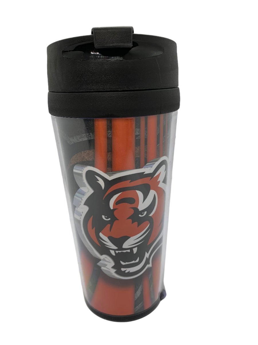 NFL Cincinnati Bengals Plastic Travel Mug with Lid