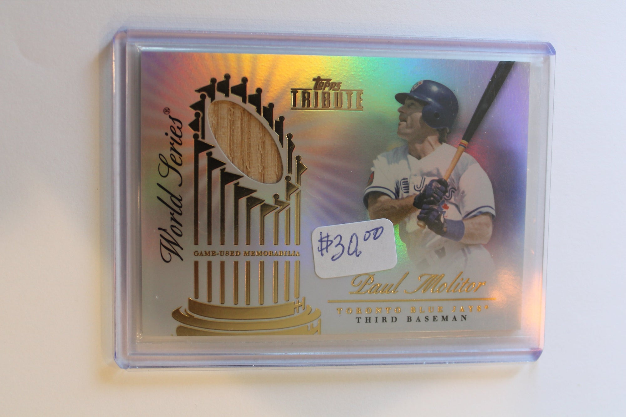 Paul Molitor World Series Game-Used Memorabilia