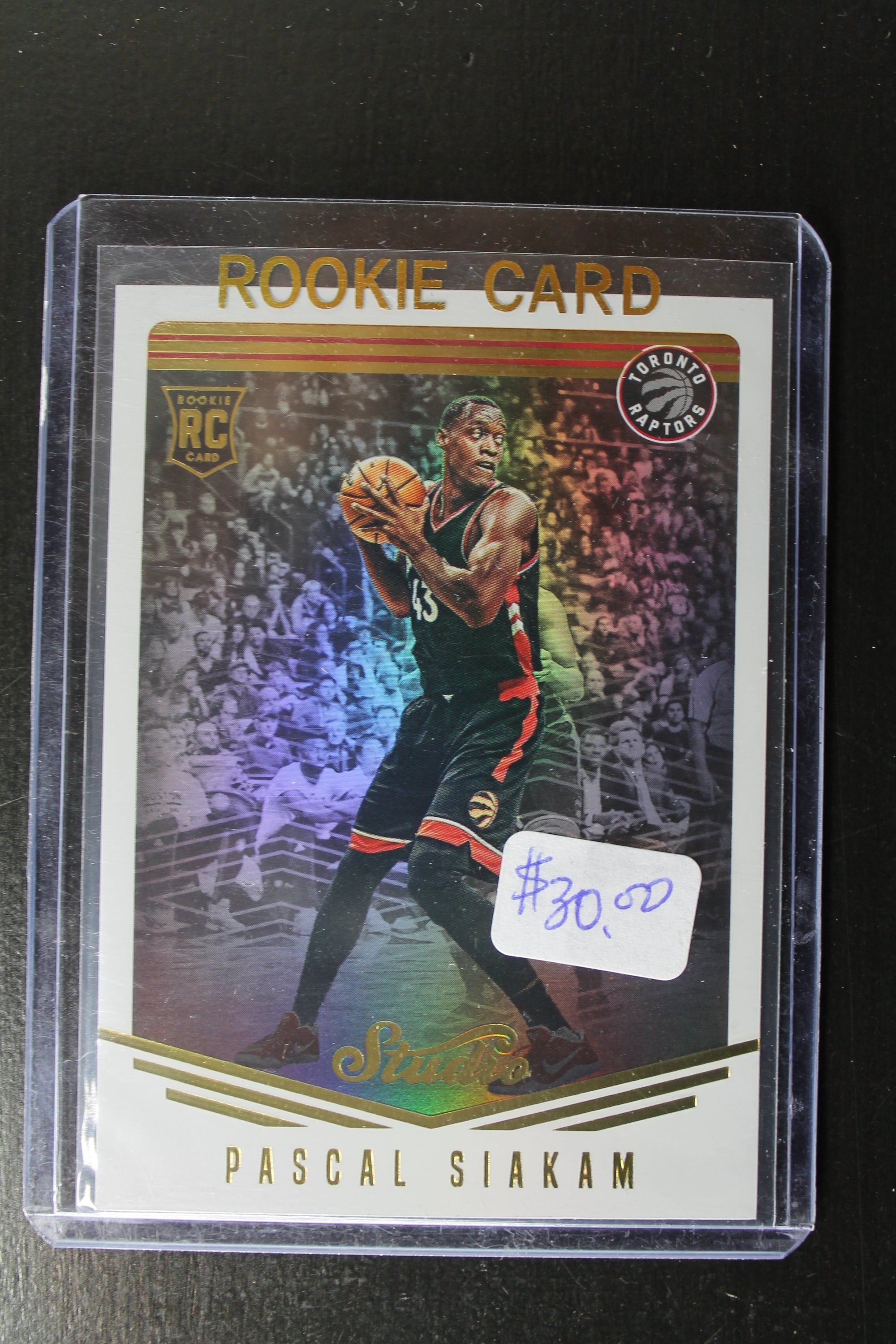 Pascal Siakam 2016-17 Panini Studio Rookie Card