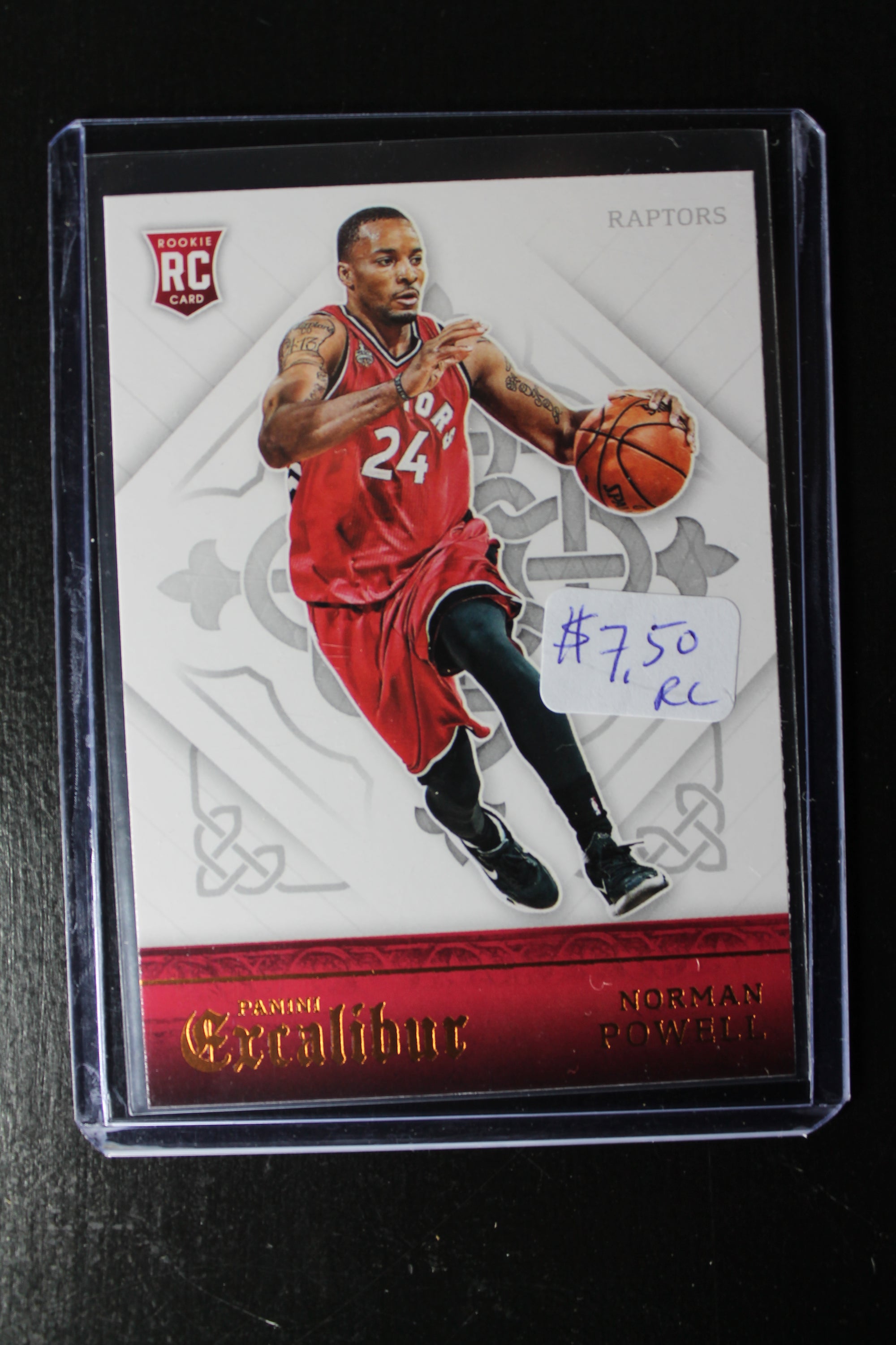 Norman Powell 2015-16 Panini Excalibur Rookie Card