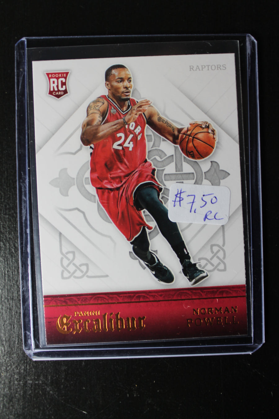 Norman Powell 2015-16 Panini Excalibur Rookie Card