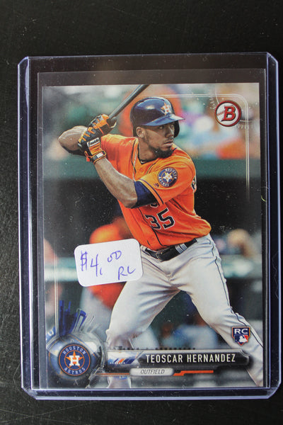 Teoscar Hernandez 2017 Bowman Rookie Card
