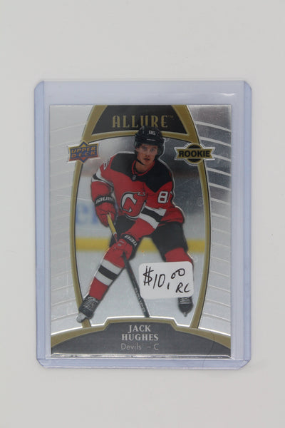 Jack Hughes 2019-20 Upper Deck Allure Rookie Card