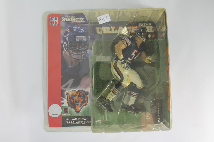 BRIAN URLACHER McFarlane 2001 SERIES 2 NFL Bears Variant Chase Dirty/Bloody