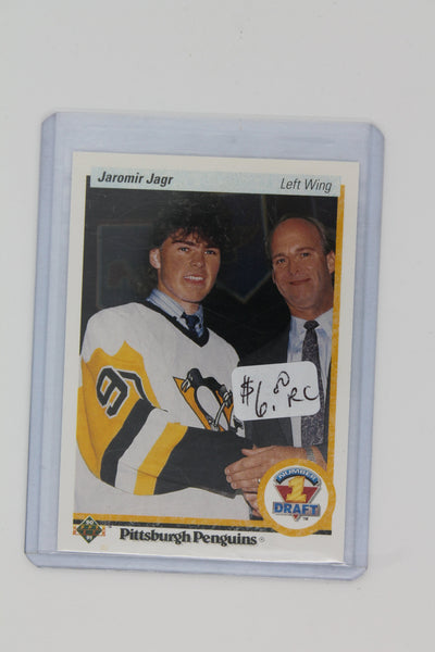 Jaromir Jagr 1990-91 Upper Deck Rookie Card