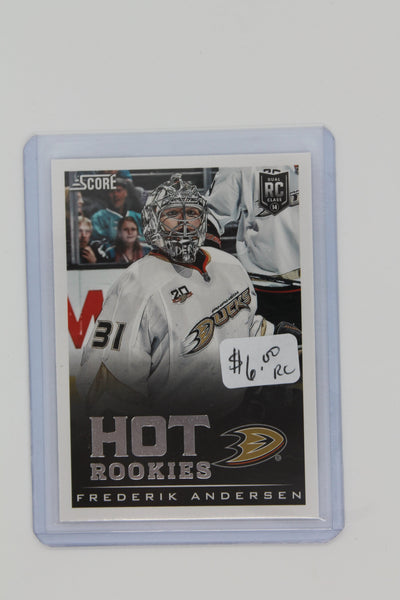 Frederik Andersen 2013-14 Panini Rookie Anthology - Score Update Rookie Card #721