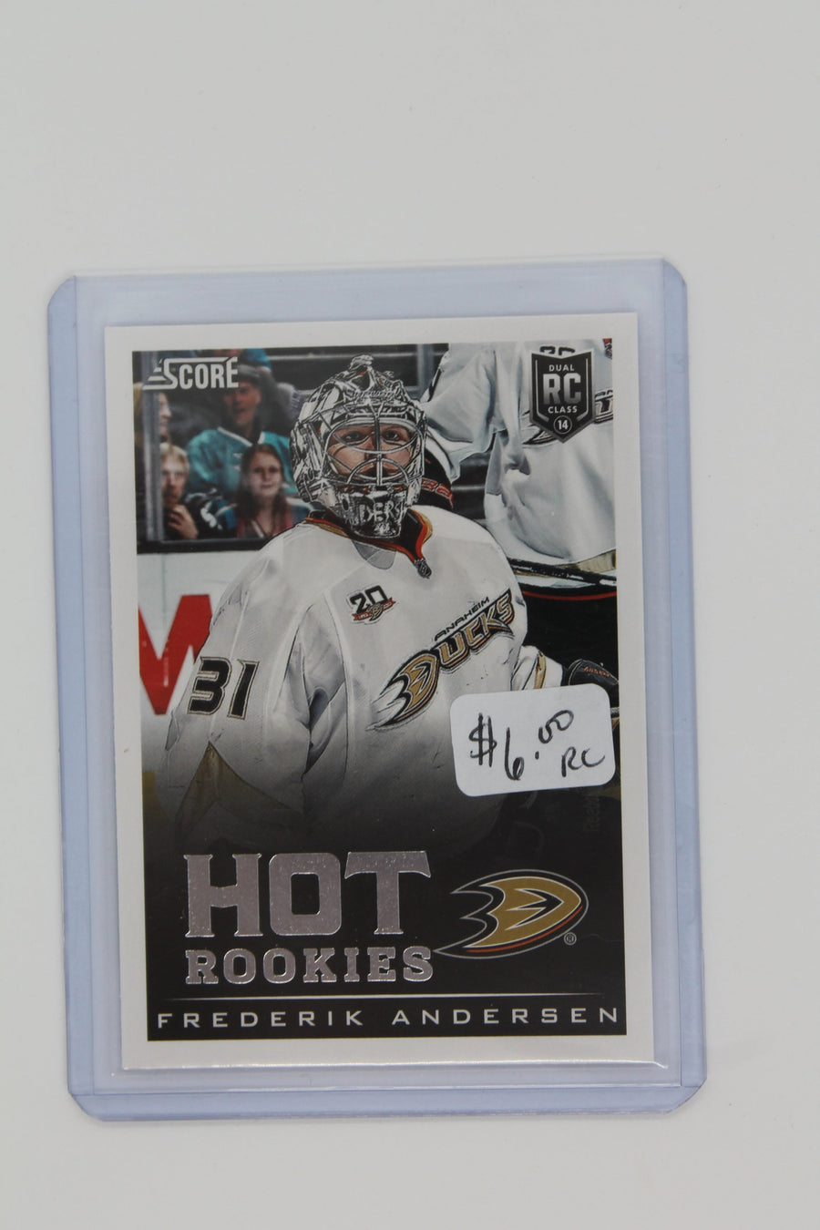 Frederik Andersen 2013-14 Panini Rookie Anthology - Score Update Rookie Card #721