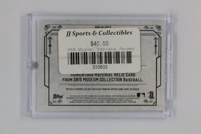 Miguel Cabrera 2015 Topps Museum Collection Momentous Material #19/35