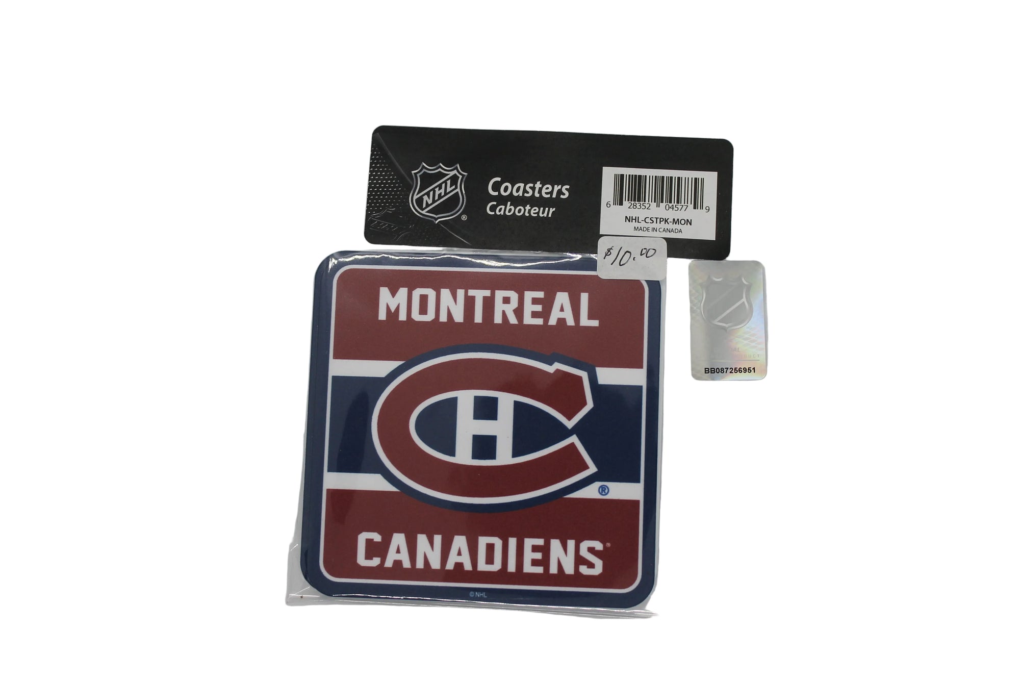 NHL Montreal Canadiens Coasters- Square 4pc