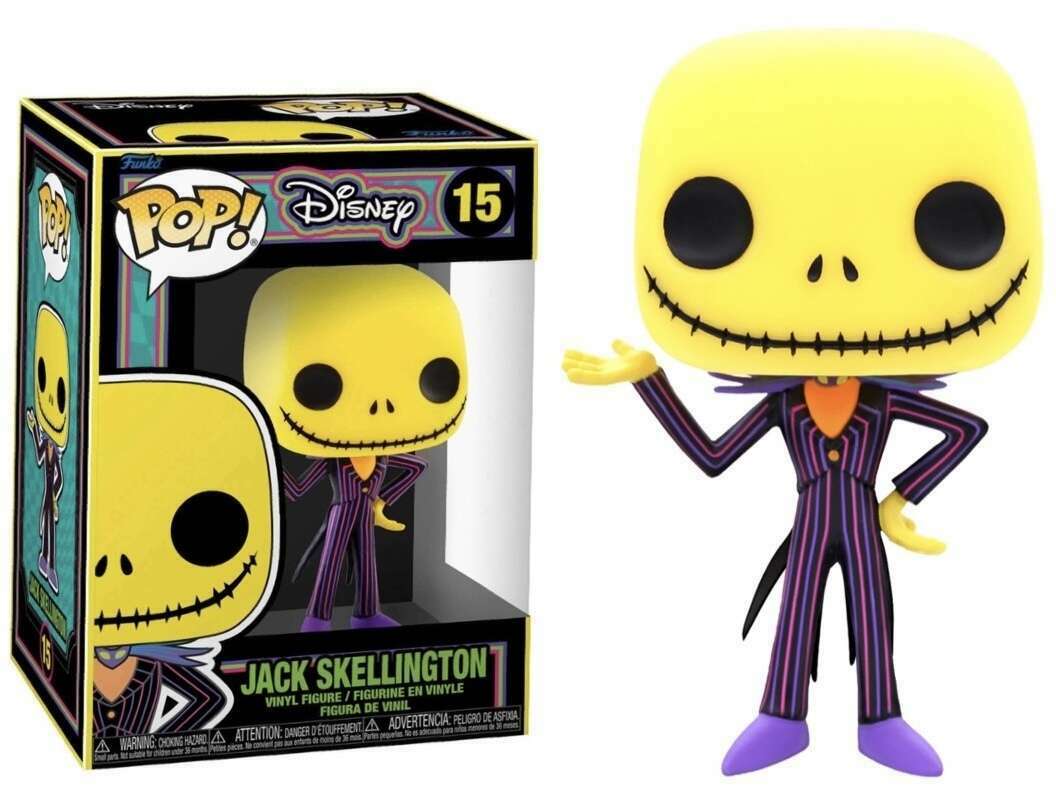 Funko POP Jack Skellington #15 (Blacklight) - Disney Nightmare Before Christmas NBX
