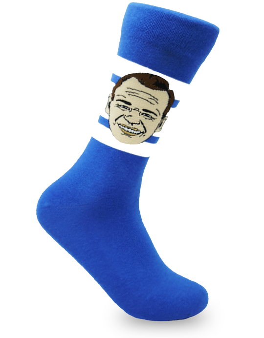 NHL Toronto Maple Leafs Johnny Bower Sockey Hall of Fame Socks - The Alumni