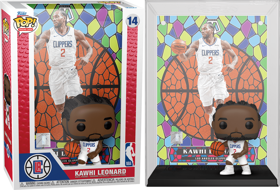 Funko POP NBA Kawhi Leonard #14 Trading Card Cover- Los Angeles Clippers