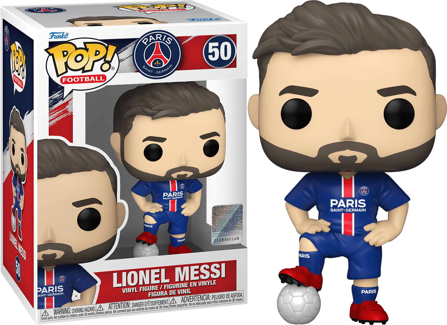 Funko POP Lionel Messi #50 Paris -POP Football (Soccer)